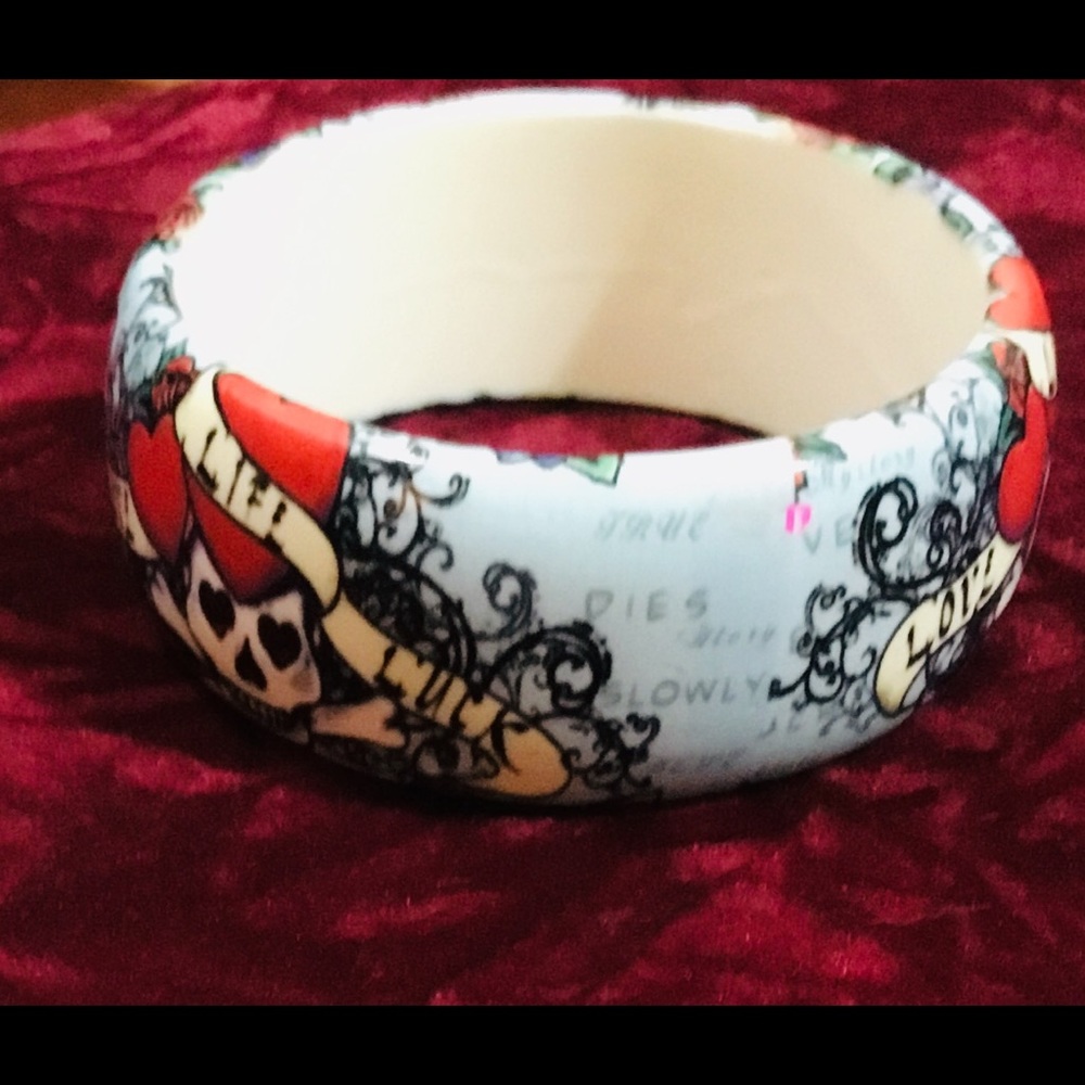 LOVE, LIFE, LUCK BANGLE